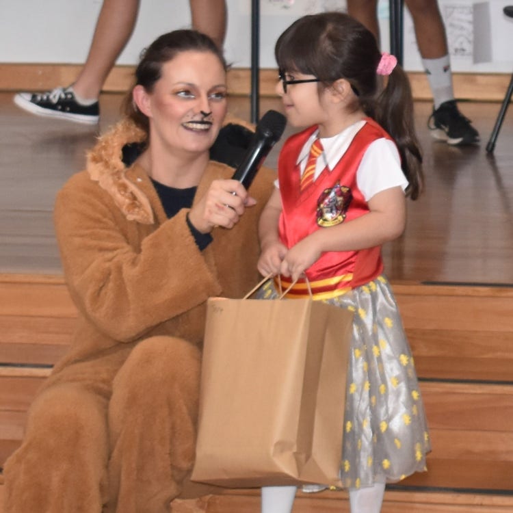 Staff and Student in book week costumes
